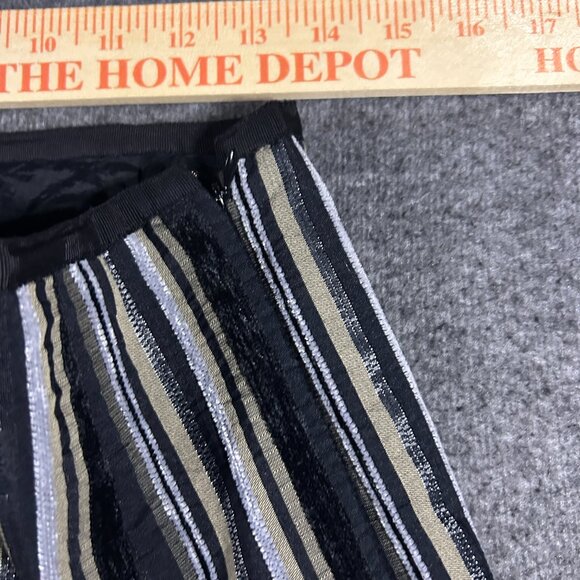 Vintage Skirt Womens 10 Felicia & Co Velvet Stripe Whimsigoth Fairy Goth A Line - Picture 3 of 9